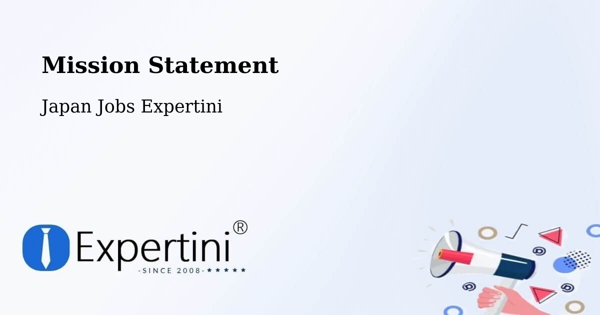 Corporate Mission – Ishiki - Japan Jobs Expertini
