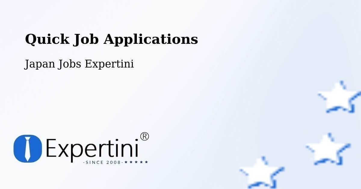 Quick Apply Feature – Ishiki - Japan Jobs Expertini