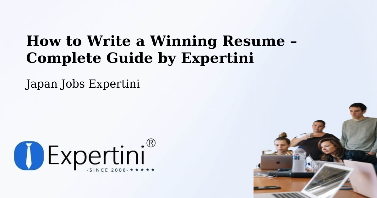Resume Writing Guide for Job Seekers – Ishiki - Ishiki, Japan Jobs Expertini